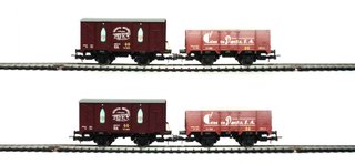 SET 2 VAGONES: TIPOJ /TIPO X RENFE H0 ELECTROTREN