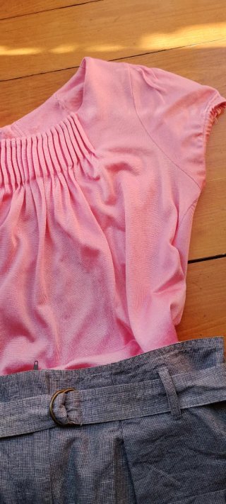 Conjunto Comptoir des Cotonniers Top y Pantalón Co