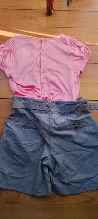 Conjunto Comptoir des Cotonniers Top y Pantalón Co