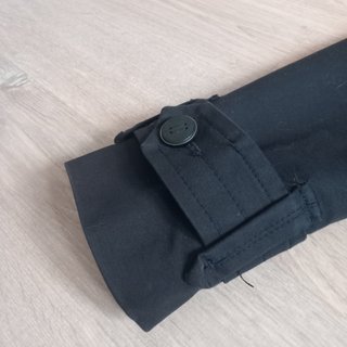 Gabardina Zara Negra 3/4