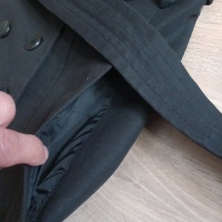 Gabardina Zara Negra 3/4