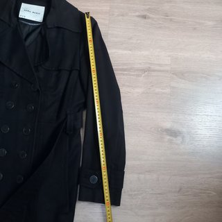 Gabardina Zara Negra 3/4