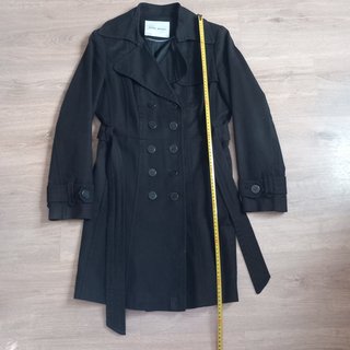 Gabardina Zara Negra 3/4