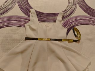Top péplum Zara blanco