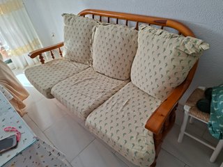Sofá 3 plazas y 2 sillones individuales
