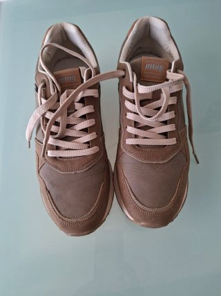 Zapatillas MTNG Hombre Verde Beige