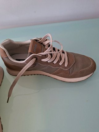Zapatillas MTNG Hombre Verde Beige