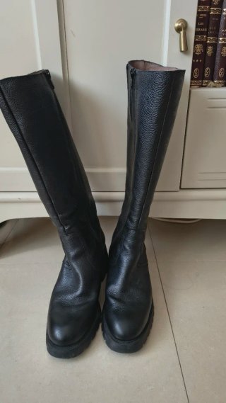 Botas Wonders Negras Talla 38