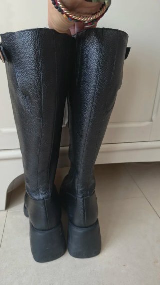 Botas Wonders Negras Talla 38