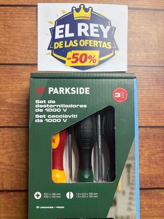Set Destornilladores Parkside 1000V