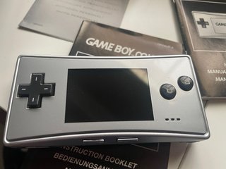 Nintendo Game Boy Micro Gris Completa
