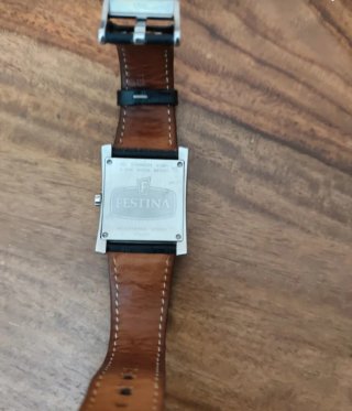 Reloj Festina Piel Marrón y Plata