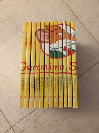 12 libros saga de Geronimo Stilton