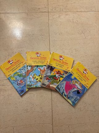 12 libros saga de Geronimo Stilton