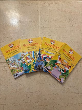 12 libros saga de Geronimo Stilton