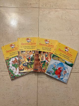 12 libros saga de Geronimo Stilton