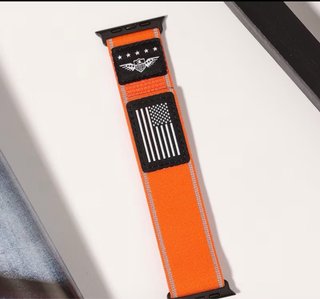 Correa Apple Watch Naranja con Banderas