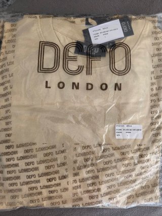 DEFO LONDON Camiseta XL Gris