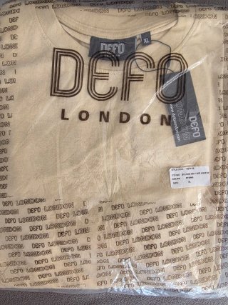 DEFO LONDON Camiseta XL Gris