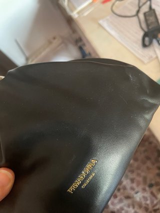 Pochette Primadonna Collection nera con dettaglio