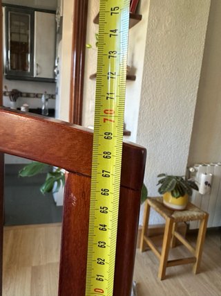 6 Sillas Comedor Vintage Madera Cerezo 90s
