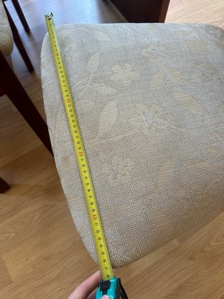 6 Sillas Comedor Vintage Madera Cerezo 90s