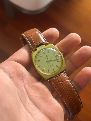 Certina Blue Ribbon chapado oro 20 micras 1967