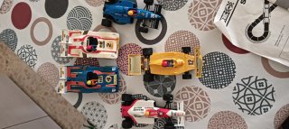 Scalextric Exin SRS + 4 coches