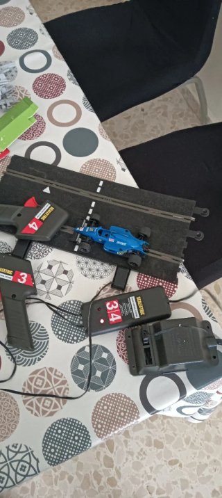 Scalextric Exin SRS + 4 coches