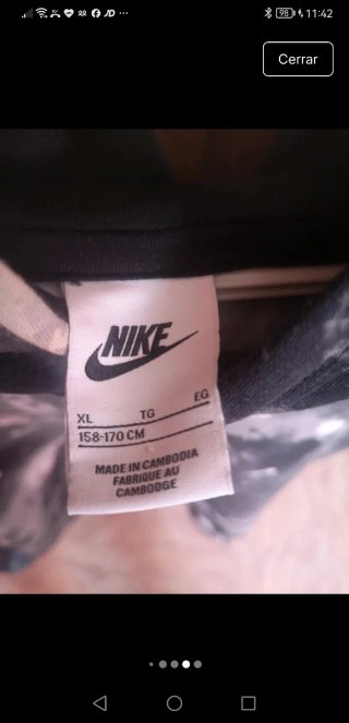 Sudadera Nike Talla 158-170