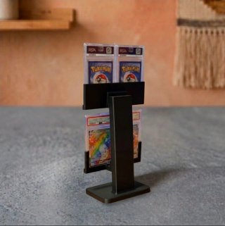 Estante Exhibidor 4 Cartas Pokémon PSA
