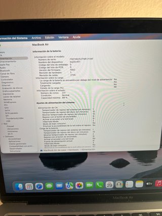 MacBook Air M1 | 231 CICLOS | 8GB | 256GB