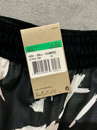 Bermuda Nike Nera e Bianca Fantasia Size XL