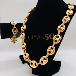 CADENA CALABROTE CIRCONITAS ORO18K