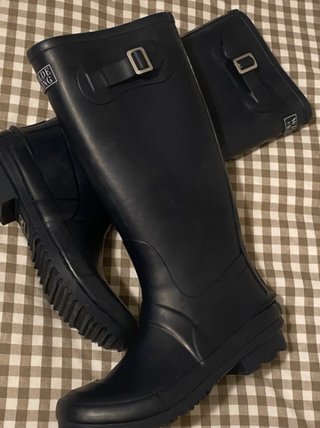 Botas de agua Wilde & King azul altas. Nuevas