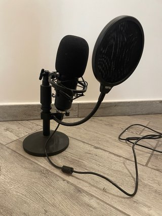 Microfono Professionale con Filtro Anti-Pop