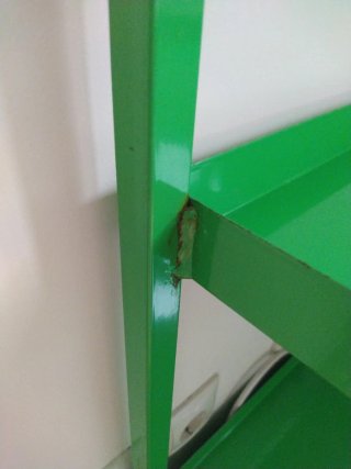 Estantería metálica verde 4 baldas