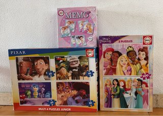 Puzzles y Memory Disney Pixar