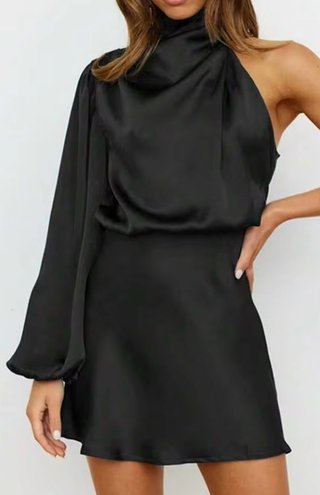 Vestido asimétrico ceremonia/fiesta/cóctel, Shein