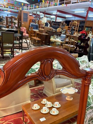 ESPEJO PLÁSTICO EFECTO MADERA