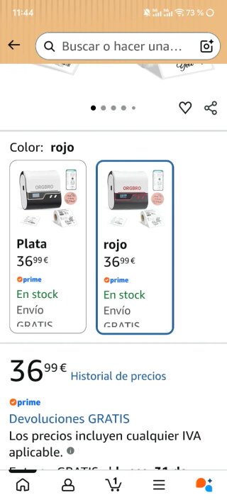 ORGBRO Z3 Etiquetadora Térmica