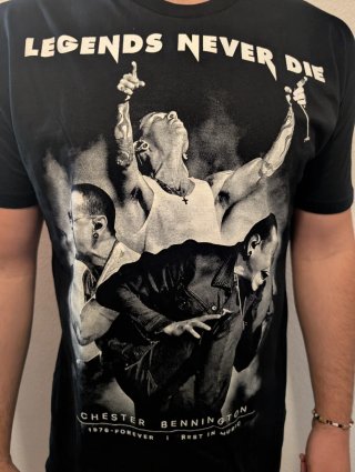 CAMISETA NEGRA - LINKIN PARK / LEGENDS - XL y más
