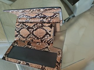 Cartera monedero estampado serpiente