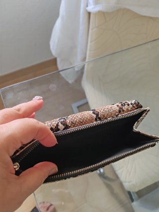 Cartera monedero estampado serpiente