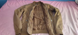 Chaqueta Bomber Marrón