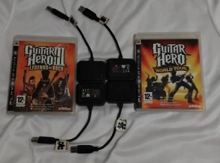 RedOctane Guitar Hero Dongle PS3 45€ und