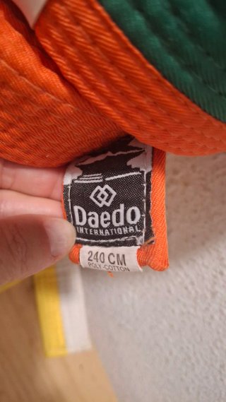 Pack 7 Cinturones Taekwondo Infantiles Oficiales