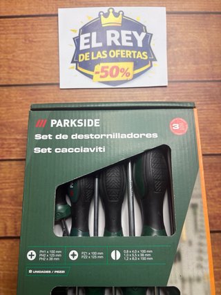 Set 8 Destornilladores Parkside
