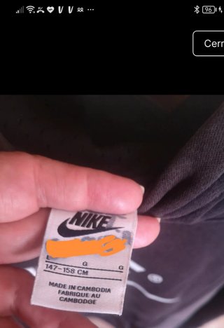 Sudadera Nike Air Infantil Talla 149/158