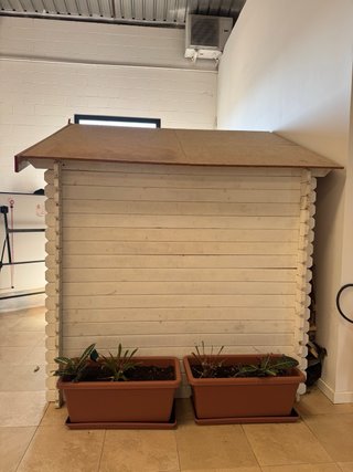 Caseta de jardín de madera 190x300